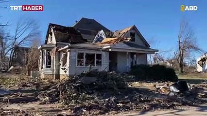 TRT Haber ABD'de felaket bölgesinde