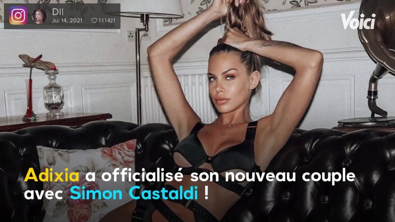 Voici - PHOTO Adixia et Simon Castaldi en couple : la candidate de téléréalité répond aux critiques sur leur différence d'âge