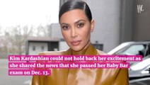 Kim Kardashian Finally Passes Baby Bar Exam