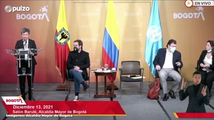 Claudia López llora en la presentación del informe sobre lo ocurrido el 9 y 10 de septiembre de 2020, en Bogotá