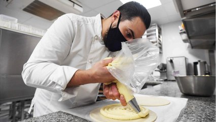 VOICI : Chefs, en cuisine et en famille : Jeffrey Cagnes se confie sur sa vie de papa et ses jumelles