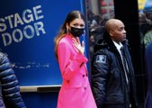 Zendaya Stepped Out in a Hot Pink Suit and Sky-High Stilettos