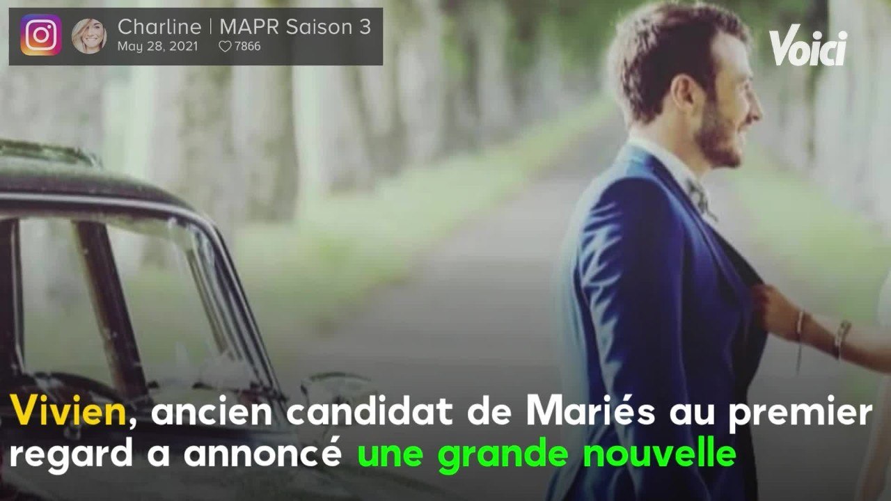 VOICI : Charline et Vivien (Mariés au premier regard) : le couple s'est marié pour la deuxième fois