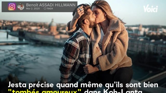 VOICI-Jesta et Benoît (Koh-Lanta) racontent le début de leur histoire d'amour… pas vraiment romantique