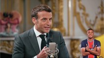 VOICI - Emmanuel Macron avec McFly et Carlito : le président de la République appelle Kylian Mbappé pour une anecdote et le tacle