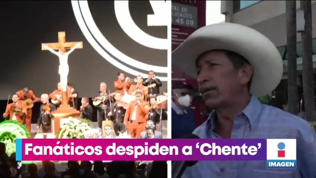 Así despiden familia y fanáticos a Vicente Fernández