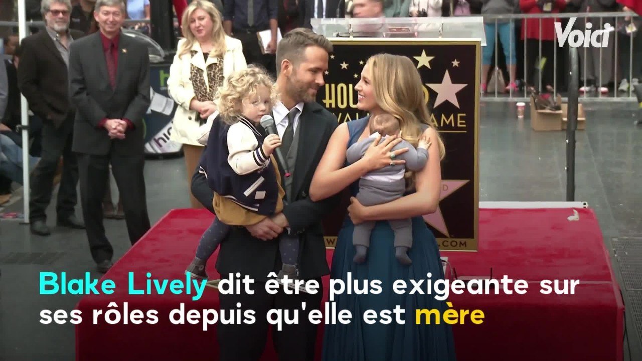VOICI - Blake Lively explique comment elle choisit ses rôles depuis qu'elle est mère