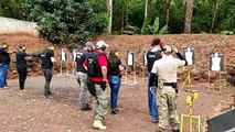 Policiais Civis de Umuarama e região recebem treinamento com simulador móvel de tiro