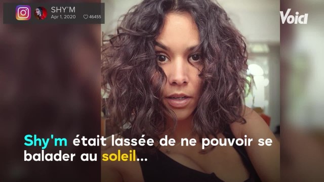 VIDEO PHOTOS Shy’m profite du soleil à sa fenêtre et offre une vue imprenable sur son décolleté