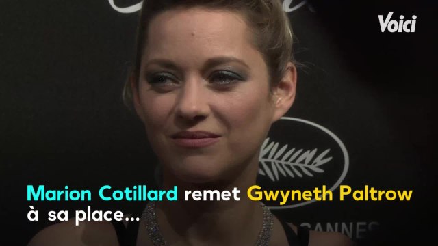VOICI - Marion Cotillard tacle Gwyneth Paltrow