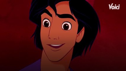 VOICI - Aladdin : découvrez quel célèbre acteur a inspiré le visage du héros de Disney