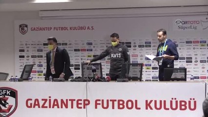 Gaziantep FK-Fenerbahçe maçının ardından - Vitor Pereira