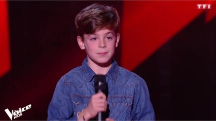 VOICI- The Voice Kids 2020 : Arnaud, 10 ans, interpelle Emmanuel Macron sur le plateau