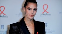 VOICI-PHOTO Iris Mittenaere : en bikini noir, l’ancienne Miss Univers affiche un décolleté ravageur