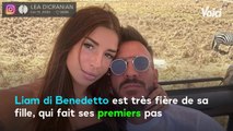 Voici - Liam di Benedetto fière de sa fille qui fait enfin ses premiers pas : 