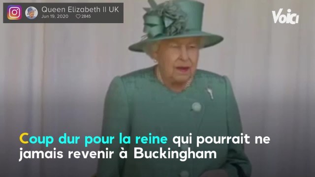 VOICI : Elizabeth II : coup dur pour la reine mère, elle pourrait ne jamais revenir à Buckingham