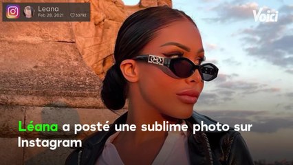 Voici - PHOTO Léana enceinte ? Ce détail qui intrigue de plus en plus ses abonnés