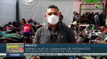 Llega a México nueva caravana de migrantes para cruzar la frontera