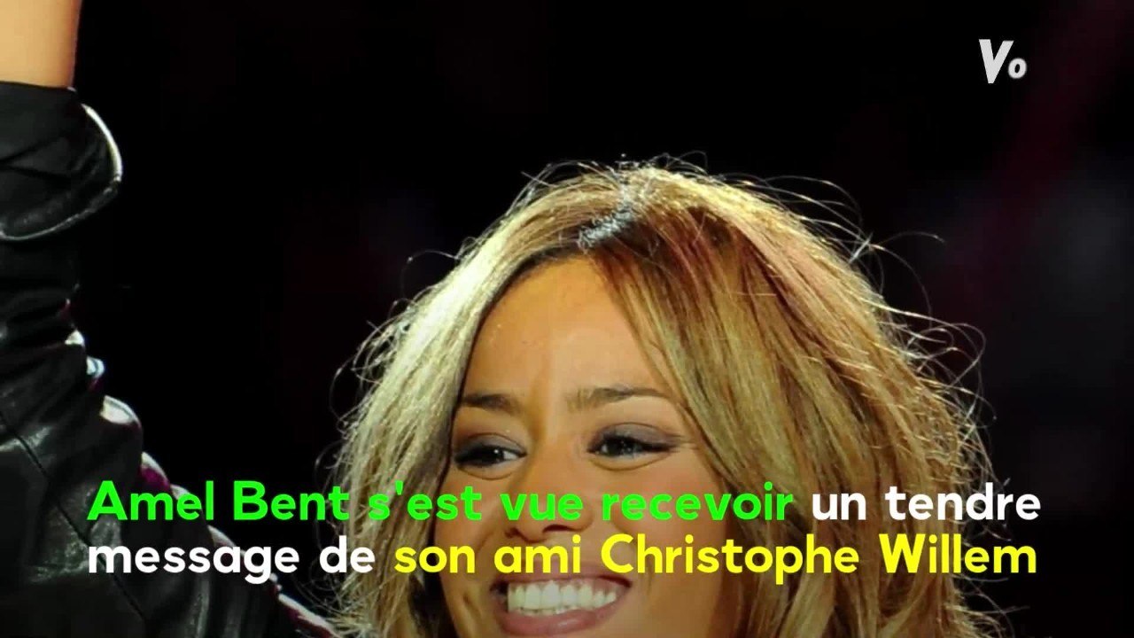 VOICI : Amel Bent : Christophe Willem nostalgique, il lui adresse une tendre déclaration