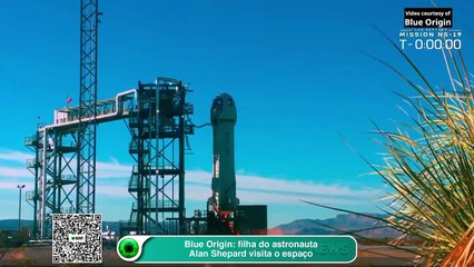 Blue Origin: filha do astronauta Alan Shepard visita o espaço