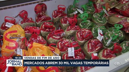 Mercados abrem 30 mil vagas temporárias para o fim do ano.