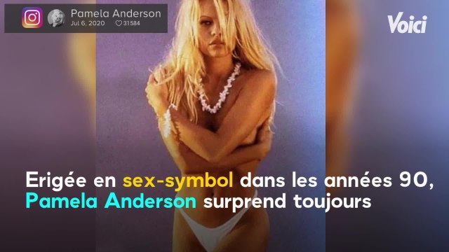 VOICI PHOTO Pamela Anderson entièrement nue sur un lit, les internautes ébahis