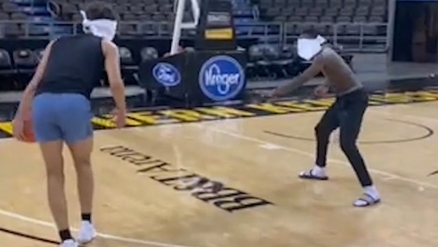 Basketball With Blindfolds