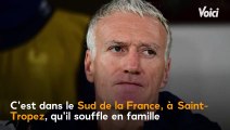 VOICI Didier Deschamps s'affiche en vacances, torse-nu et bronzé, avec son fils Dylan