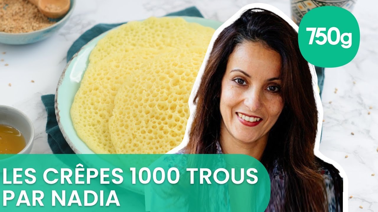 Recette des crêpes mille trous ou baghrir - 750g