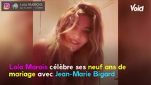 VOICI - Lola Marois : sa déclaration passionnée à Jean-Marie Bigard pour leurs neuf ans de mariage