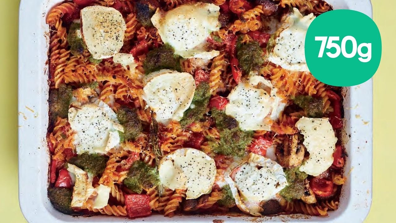 Recette des fusilli poivrons chèvre et pesto - 750g