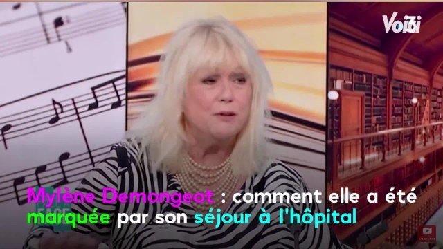VOICI - Mylène Demongeot : marquée par son hospitalisation elle s'est sentie humiliée