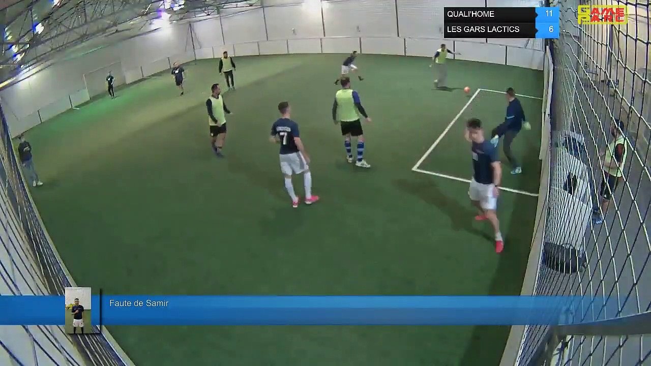 Faute de Samir - QUALI'HOME Vs LES GARS LACTICS - 13/12/21 21:00 - LIGUE 2 - Poitiers Game Parc