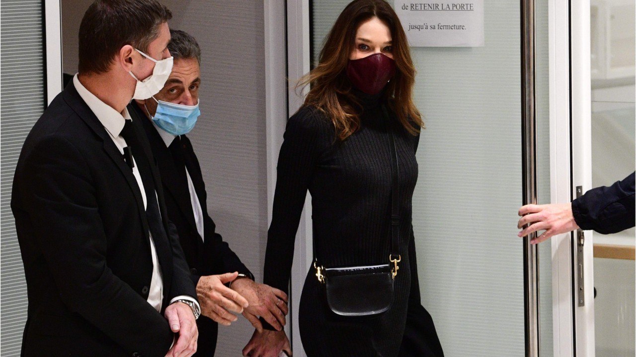 VOICI - PHOTOS Nicolas Sarkozy : la tendre déclaration de Carla Bruni venue le soutenir au tribunal