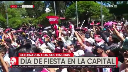 ¡Recibidos como héroes! Independiente volvió a Sucre y se desató el festejo