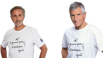 VOICI - Grand Prix d'Amérique : Nagui, Thierry Lhermitte et Agnès B s'engagent pour la bonne cause