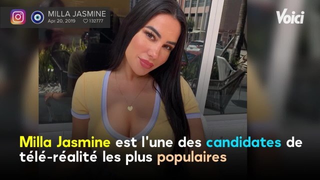 Voici - PHOTO Milla Jasmine fait chavirer ses abonnés avec un décolleté vertigineux
