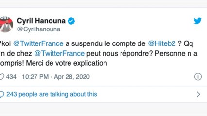 VOICI- Cyril Hanouna, très en colère, menace de quitter Twitter