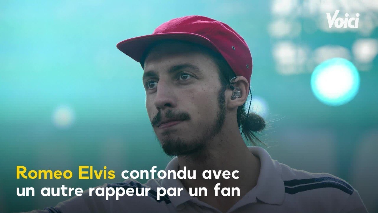 VOICI-Romeo Elvis Confondu Avec Un Autre Rappeur Par Un Fan, Il Le Prend Avec Humour (1)