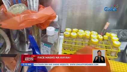 Face masks na kayang maka-detect ng COVID-19, naimbento sa Japan | UB