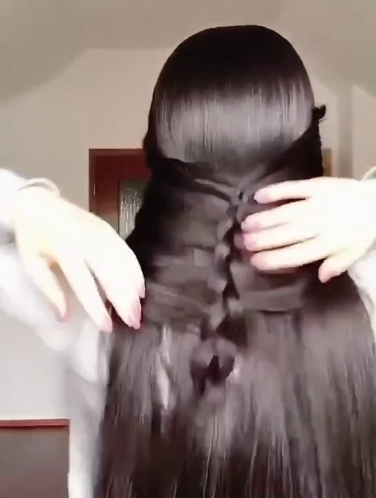 ظفيرة شعر تصنعينها لنفسك تحفة بجد 