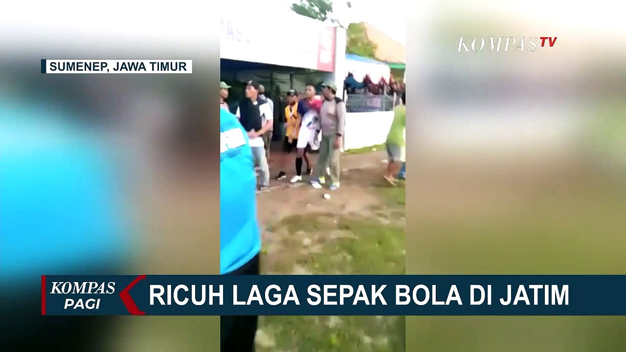 Pertandingan Sepak Bola di Sumenep Berlangsung Ricuh! Penyelenggara Hentikan Kompetisi