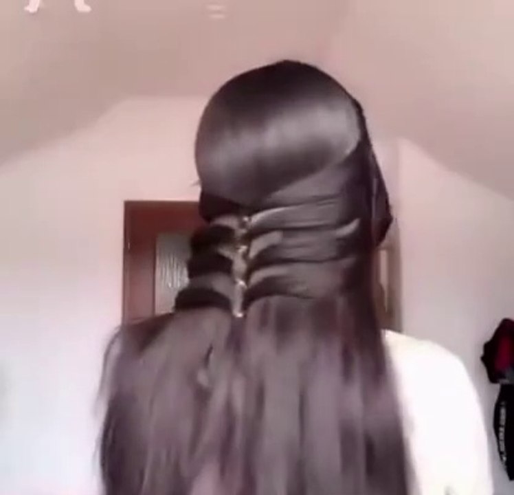  تسريحة شعر سريعة و جميلة 
