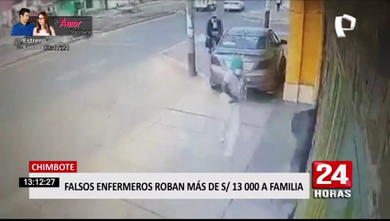 Chimbote: delincuentes disfrazados de enfermeros roban más de 13 mil soles a familia