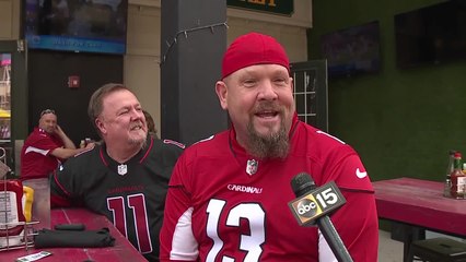 Fans gear up for Cardinals game day against the Rams
