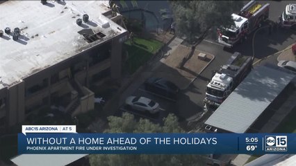 Families without a home after Phoenix apartment fire