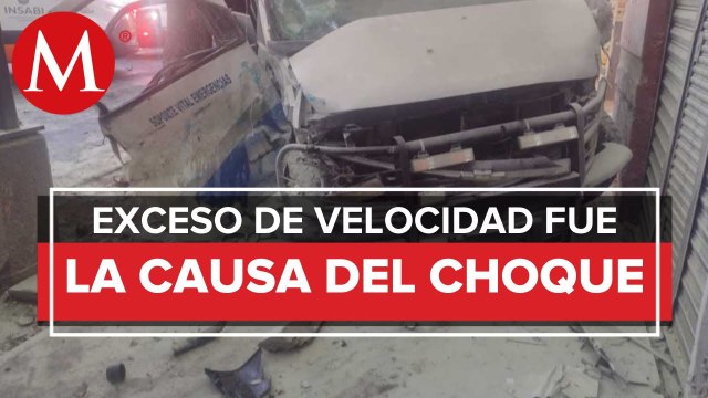 En CdMx, choque de ambulancias en la colonia Roma deja tres lesionados