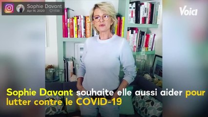 VOICI : Sophie Davant met aux enchères des photos pour aider contre la lutte du COVID-19