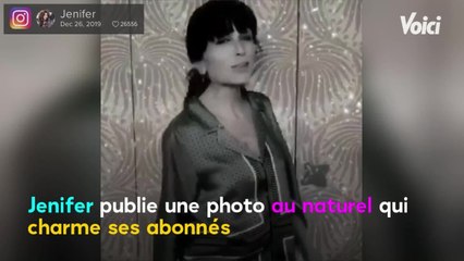 VOICI - Jenifer poste un selfie au naturel, ses fans sont conquis