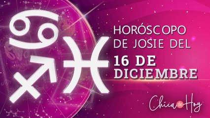 Horóscopo de Josie Diez Canseco del jueves 16 de diciembre de 2021